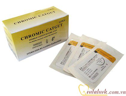 Chỉ khâu 4.0 Chromic Catgut