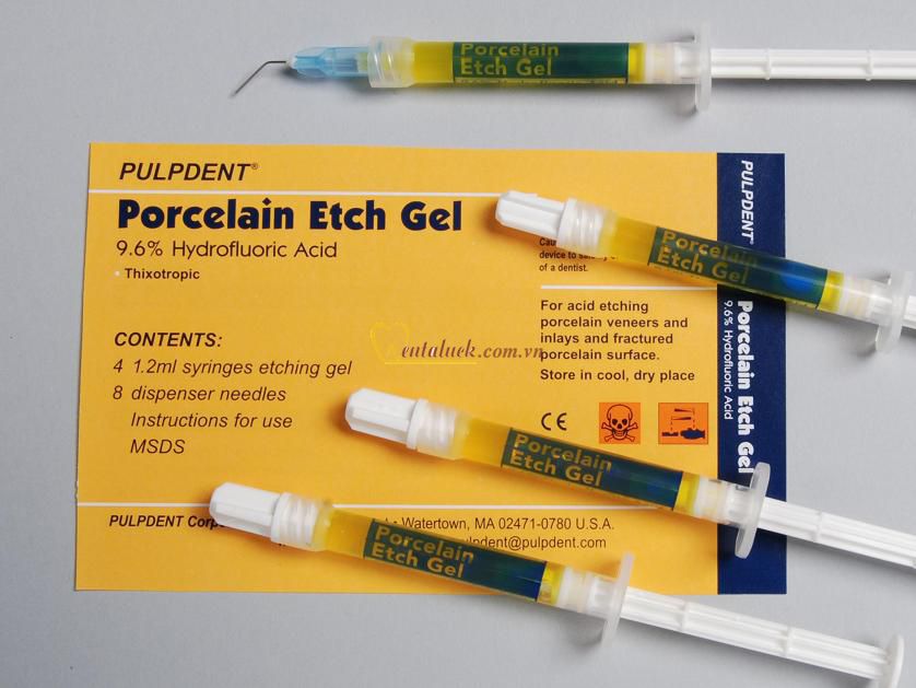 Axit soi mòn sứ Porcelain Etch Gel 1,2ml