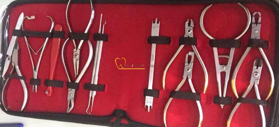 Bộ dụng cụ chỉnh nha (15 chi tiết)