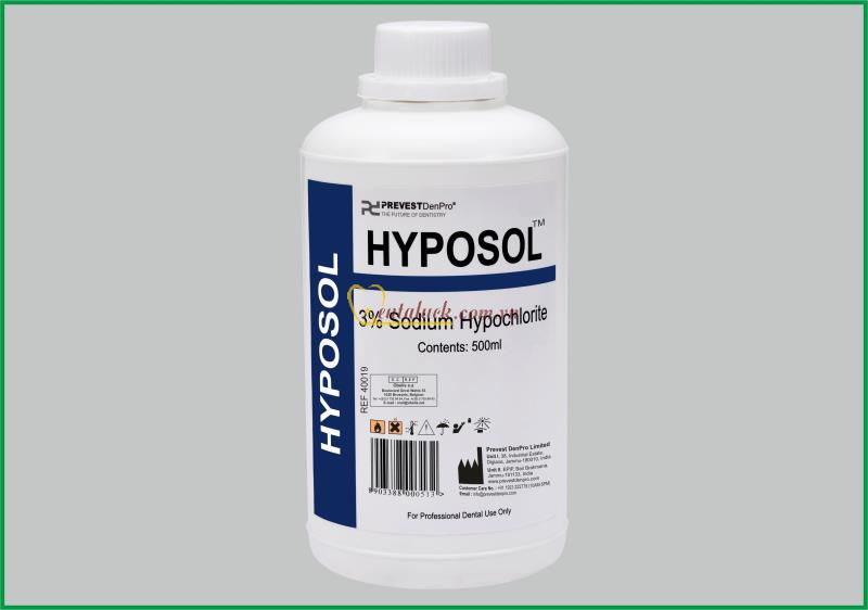 Dung dịch bơm rửa ống tủy Hyposol 3% 500ml