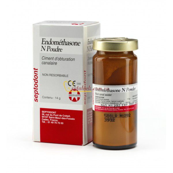 Endomethasone bít tủy (14g/hộp)