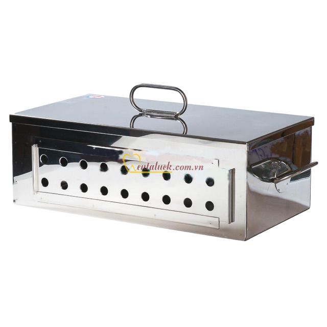 Hộp hấp chữ nhật có lỗ (34x18x12cm)