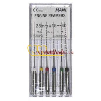Trâm máy Mani Engine Reamers (15-40)