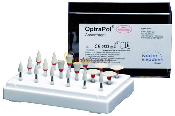 OptraPol Assortment-Mũi đánh bóng phục hình sứ