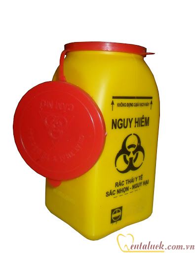 Hộp nhỏ đựng vật sắc nhọn y tế