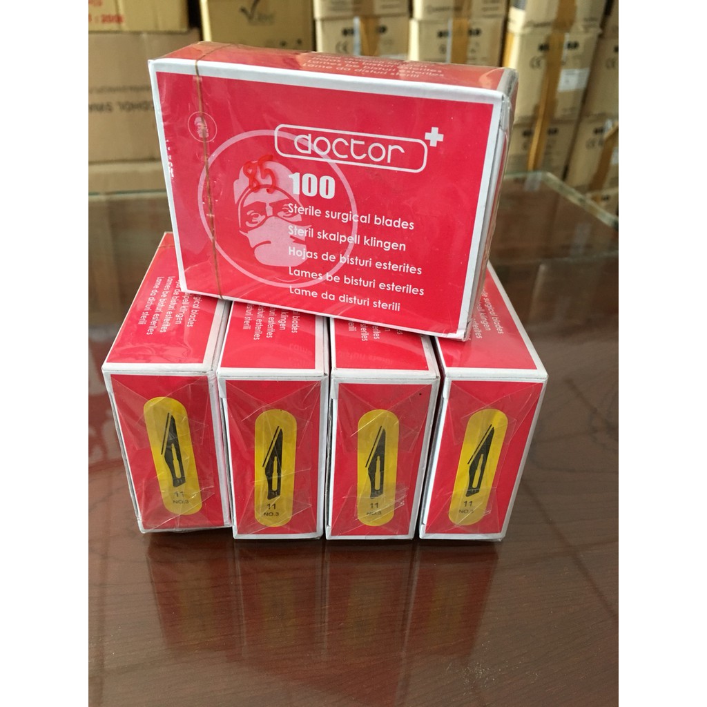 Lưỡi dao mổ Số 11 India 100c/hộp