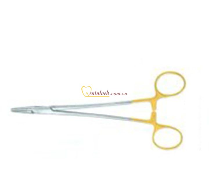 Panh kẹp kim cán vàng 14cm
