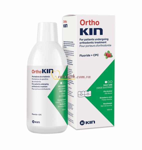 Nước súc miệng ORTHO.KIN 250ml dùng trong chỉnh nha
